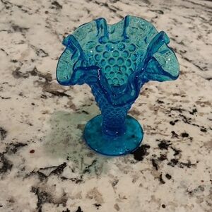 Vintage FENTON mini footed vase